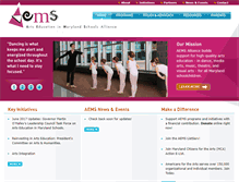 Tablet Screenshot of aems-edu.org